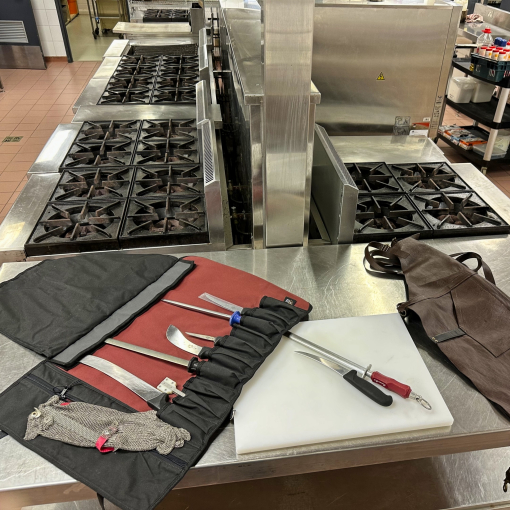 Outware's Chef Knife Roll - Cooking- Artisan tool holders